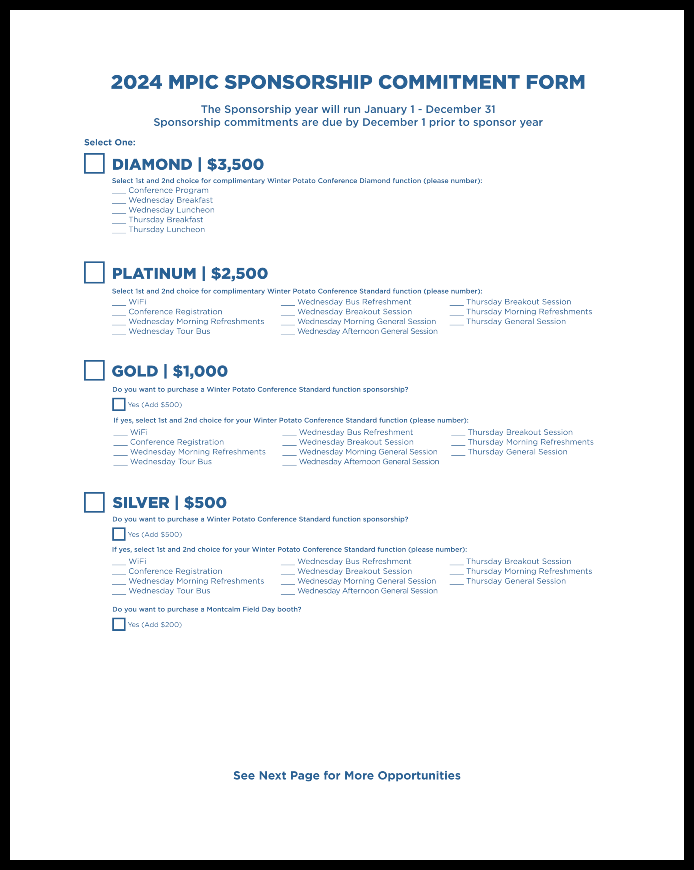 Commitment Form