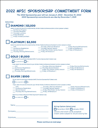 Commitment Form